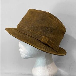 Australian Brown Suede Bucket Hat